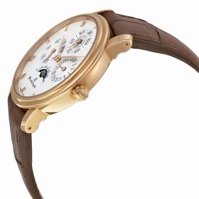 Blancpain Villeret Perpetual Calendar Silver Opaline Dial Men's Watch 6057-3642-55B