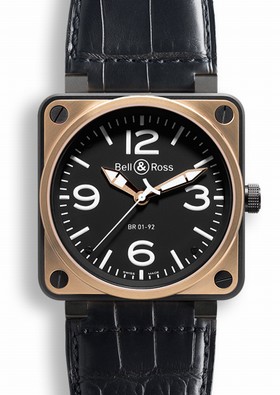 Bell & Ross BR 01 92 Pink Gold & Carbon (BR0192BICOLOR)