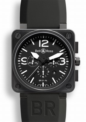 Bell & Ross BR 01 94 Carbon Chronograph (BR0194BLCA)