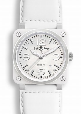 Bell & Ross BR 03 92 White Ceramic (BR0392WHCSCA)