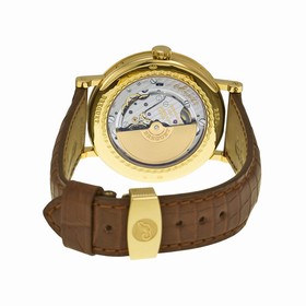 Breguet Classique Automatic Moonphase Silver Dial 18 kt Yellow Gold Men's Watch 7337BA1E9V6