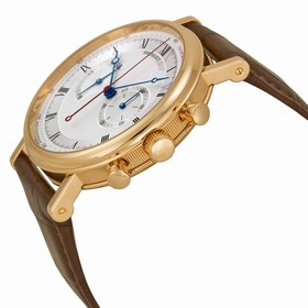 Breguet Classique Automatic Silvered Dial Alligator Leather Men's Watch 5287BR129ZU
