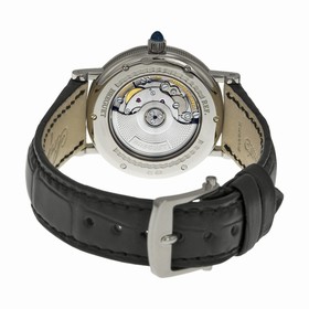 Breguet Classique Mother of Pearl Dial 18kt White Gold Black Leather Ladies Watch 8067BB52964
