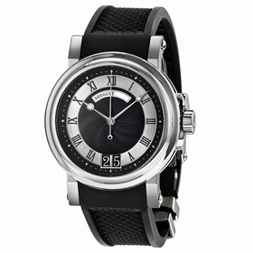 Breguet Marine Automatic Black Dial Black Rubber Strap Men's Watch 5817ST925V8