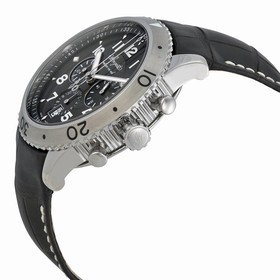Breguet Transatlantique Type XXI Flyback Ruthenium Dial Brown Leather Automatic Men's Watch 3810ST929ZU