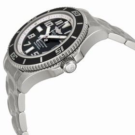 Breitling Aeromarine Superocean Black Dial Stainless Steel Men's Watch A1736402-BA29SS