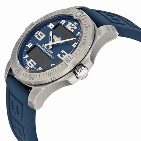 Breitling Aerospace Evo Blue Dial Rubber Men's Watch E7936310-C869BLPT3