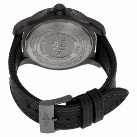 Breitling Avenger Blackbird Automatic Black Dial Black Canvas Men's Watch V1731010-BD12GCVT