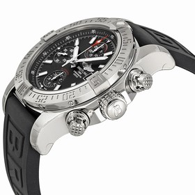 Breitling Avenger II Automatic Black Dial Black Rubber Men's Watch A1338111-BC32BKPT3