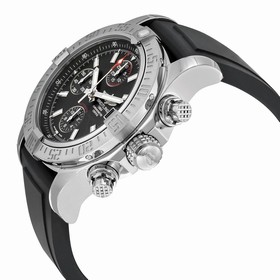 Breitling Avenger II Automatic Chronograph Black Dial Black Rubber Men's Watch A1338111-BC32BKPT