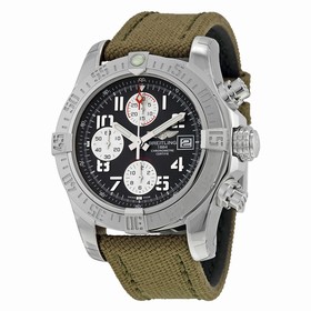Breitling Avenger II Automatic Grey Dial Military Strap Men's WatchA1338111-F564GRFT