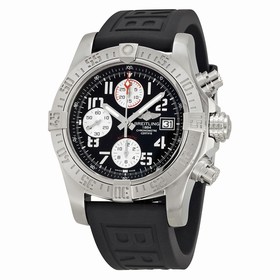 Breitling Avenger II Black Dial Black Rubber Men's Watch A1338111-BC33BKPT3