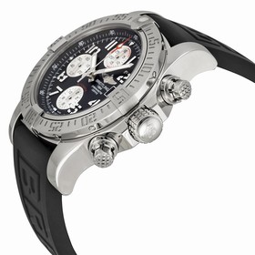 Breitling Avenger II Black Dial Black Rubber Men's Watch A1338111-BC33BKPT3
