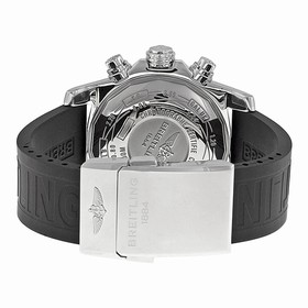 Breitling Avenger II Black Dial Chronograph Black Rubber Automatic Men's Watch A1338111-BC32BKPD3