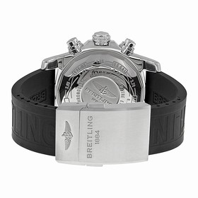 Breitling Avenger II Black Dial Chronograph Black Rubber Strap Automatic Men's Watch A1338111-BC33BKPD3