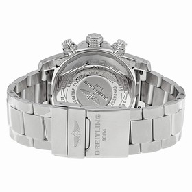 Breitling Avenger II Black Dial Chronograph Stainless Steel Automatic Men's Watch A1338111-BC33SS
