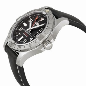 Breitling Avenger II GMT Black Dial Automatic Men's Watch A3239011-BC34BKLT