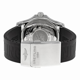 Breitling Avenger II GMT Black Dial Black Rubber Automatic Men's Watch A3239011-BC35BKPD3