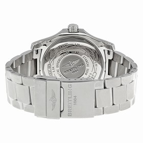 Breitling Avenger II GMT Black Dial Stainless Steel Men's Watch A3239011/BC34SS