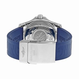 Breitling Avenger II GMT Blue Dial Blue Rubber Automatic Men's Watch A3239011-C872BLPD3
