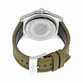 Breitling Avenger II GMT Automatic Silver Dial Green Fabric Men's Watch A3239011-G778GRFT