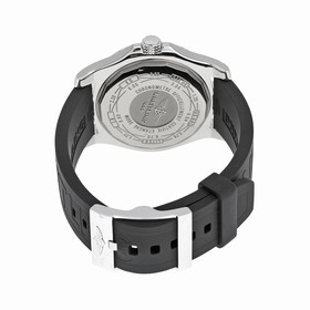 Breitling Avenger II GMT Silver Dial Black Rubber Men's Watch A3239011-G778BKPT3