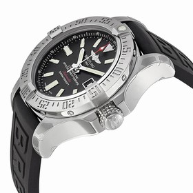 Breitling Avenger II Seawolf Black Dial Black Rubber Automatic Men's Watch A1733110-BC30BKPD3