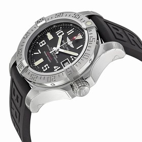 Breitling Avenger II Seawolf Black Dial Black Rubber Automatic Men's Watch A1733110-BC31BKPD3