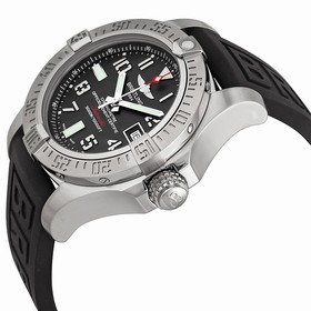 Breitling Avenger II Seawolf Black Dial Black Rubber Automatic Men's Watch A1733110-F563BKPD3