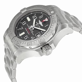 Breitling Avenger II Seawolf Grey Dial Stainless Steel Automatic Men's Watch A1733110-F563SS