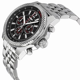 Breitling Bentley Barnato 42 Chronograph Automatic Black Dial Men's Watch A4139024-BB82SS