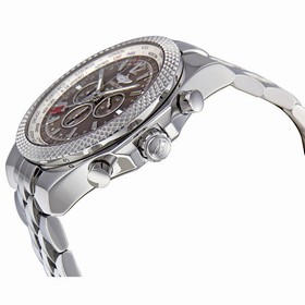 Breitling Bentley GMT Bronze Dial Stainless Steel Men's Watch A4736212-Q554SS