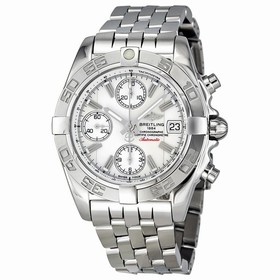 Breitling Chrono Galactic Silver Dial Men's Watch A13358L2-A683SS