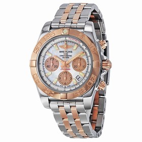 Breitling Chronomat 41 Automatic Chronograph Rose Gold and Stainless Steel Men's Watch CB014012-A722TT
