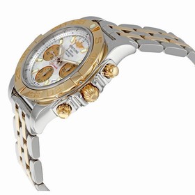 Breitling Chronomat 41 Silver Dial Chronograph Men's Watch CB014012-G713TT