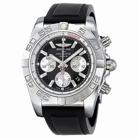 Breitling Chronomat 44 Automatic Chronograph Black Dial Men's Watch AB011012-B967