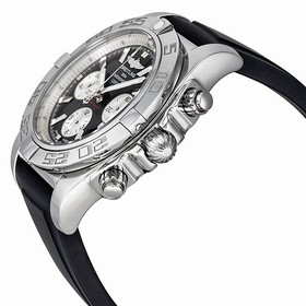 Breitling Chronomat 44 Automatic Chronograph Black Dial Men's Watch AB011012-B967