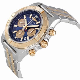 Breitling Chronomat 44 Blue Dial Steel and Gold Automatic Men's Watch CB011012-C790TT