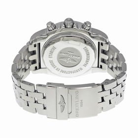 Breitling Chronomat 44 Chronograph Automatic Silver Dial Men's Watch AB042011-G745SS