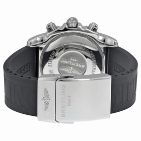 Breitling Chronomat 44 Flying Fish Chronograph Automatic Black Dial Black Rubber Men's Watch AB011010-BB08BKPD3