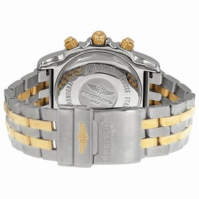Breitling Chronomat 44 GMT Chronograph Automatic Silver Dial Men's Watch CB042012-G755TT
