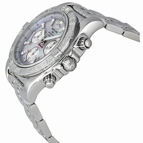Breitling Chronomat 44 Mother of Pearl Diamond Men's Watch AB0110AA-G686SS