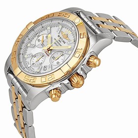 Breitling Chronomat 44 Mother of Pearl Diamond Two-Tone Men's Watch CB011012-A698TT