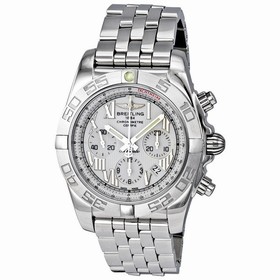 Breitling Chronomat B01 Antarctica White Chronograph Men's Watch AB011011-A690SS