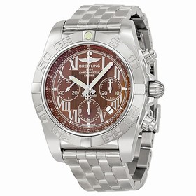 Breitling Chronomat B01 Brown Dial Stainless Steel Men's Watch AB011011-Q566SS