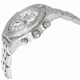 Breitling Chronomat B01 Silver Dial Chronograph Men's Watch AB011011-G684SS