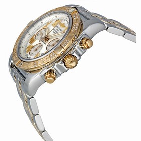 Breitling Chronomat Black Dial Automatic Chronograph Two Tone Men's Watch CB0110AA/G677