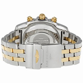 Breitling Chronomat Black Dial Automatic Chronograph Two Tone Men's Watch CB0110AA/G677