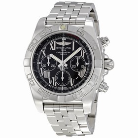 Breitling Chronomat Black Stainless Steel Automatic Men's Watch AB011012-B956SS