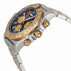 Breitling Chronomat GMT Automatic Chronograph Blue Dial Men's Watch CB042012-C858TT
